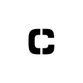 National Marker Co Individual Character Stencil 12in - Letter C PMC12-C